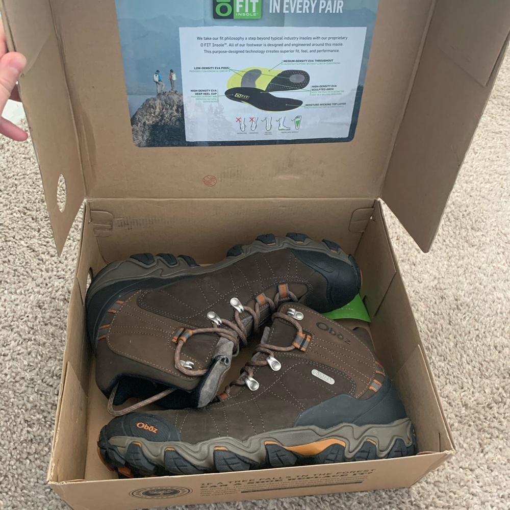 Men’s Oboz Bridger Mid B-Dry Waterproof boots